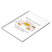 ピザが大好き、猫 ノートブック (左側)