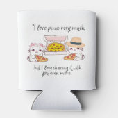 ピザが大好き、猫 缶クーラー (裏面)