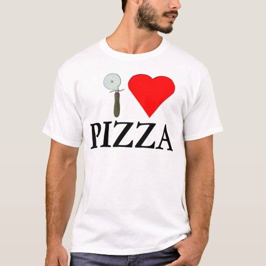 ピザが大好き Tシャツ (正面)