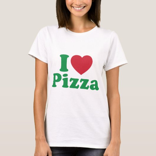 ピザが大好き Tシャツ (正面)