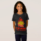 ピザが忘れ答えだ Tシャツ (正面フル)