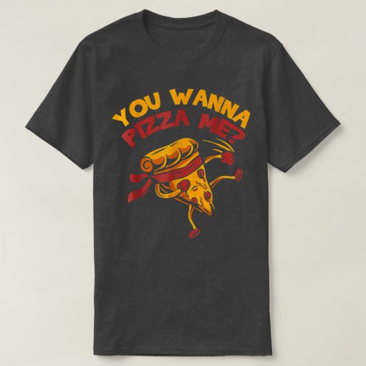 ピザが欲しい Tシャツ (デザイン正面)