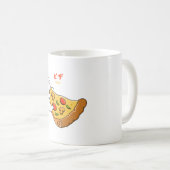 ピザが食べたい コーヒーマグカップ (正面右)