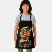 ピザこそ私の愛 面白いピザ好きギフト エプロン (インサイチュ)