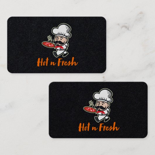 ピザでシェフ 名刺 (正面/裏面)