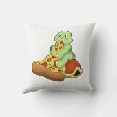 ピザで亀を クッション (裏面)