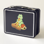 ピザで亀を メタルランチボックス (裏面)