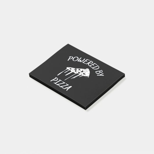 ピザで動く ポストイット (アングル)