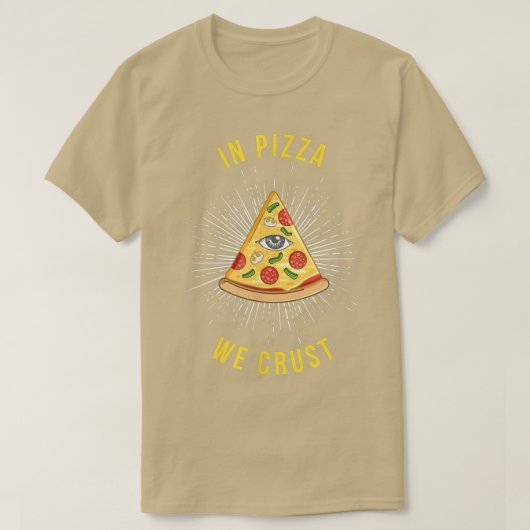 ピザで我々は食べカッコいい物の愛イタリアン者Tee 5261 Tシャツ (デザイン正面)