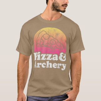 ピザとアーチェリーのTシャツ Tシャツ