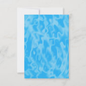 ピザとウォータースライドパーティーの招待状 招待状 (裏面)