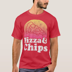 ピザとチップス Tシャツ