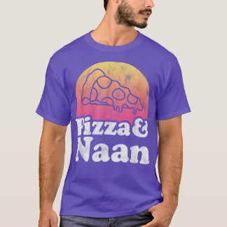 ピザとナン・パン Tシャツ