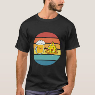 ピザとビール Tシャツ