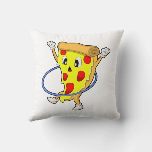 ピザとフィットネスフィットネスタイヤ.PNG クッション (裏面)