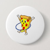 ピザとフィットネスフィットネスタイヤ.PNG 缶バッジ (正面)