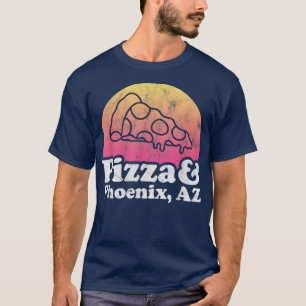 ピザとフォエニ、AZまたはアリゾナ Tシャツ