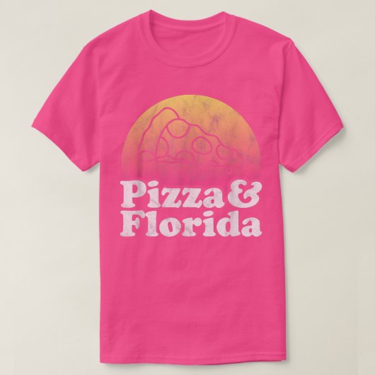 ピザとフロリダ Tシャツ (デザイン正面)