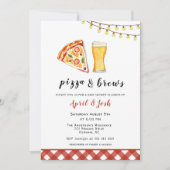 ピザとブリーズ共同エド赤ちゃんシャワー 招待状 (正面)