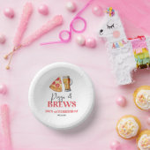 ピザとブルズビールグラス誕生日パーティー ペーパーボウル (パーティー)