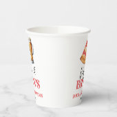 ピザとブルズビールグラス誕生日パーティー 紙コップ (左)