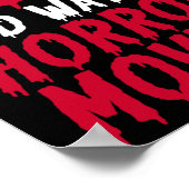 ピザとホラー食べ映画を見たい ポスター (角)