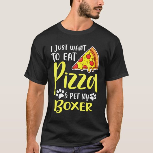 ピザとボク食べサーが欲しい Tシャツ (正面)