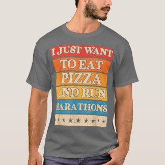 ピザとマ食べラソンズのピ走ザフラバーが欲しい Tシャツ