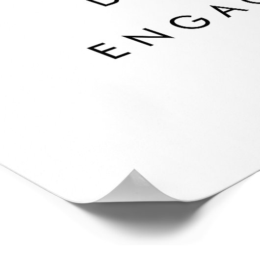 ピザとワインザパーフェクトペア婚約パーティ ポスター (角)