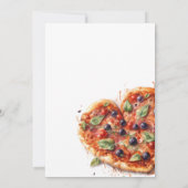 ピザとワインパーフェクトペア婚約パーティ 招待状 (裏面)