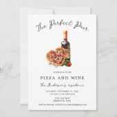 ピザとワインモダンの夜 招待状 (正面)