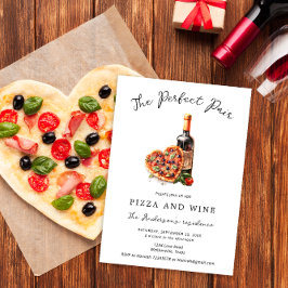 ピザとワインモダンの夜 招待状