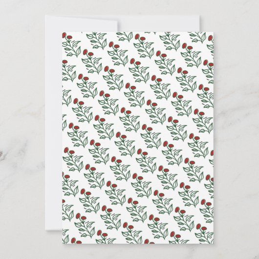 ピザとヴィーノお洒落ハンドドローウェディングシャワー 招待状 (裏面)