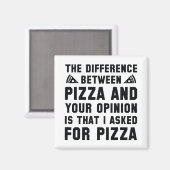 ピザと君の意見 マグネット (正面/裏面)