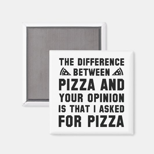 ピザと君の意見 マグネット (正面/裏面)