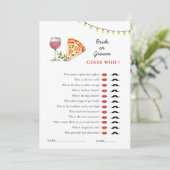 「ピザと愛」誰が言った？シャワーゲーム 招待状 (スタンド正面)