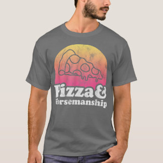 ピザと馬 Tシャツ
