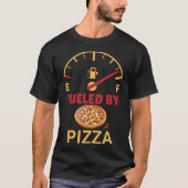 ピザに支えられて Tシャツ (正面)