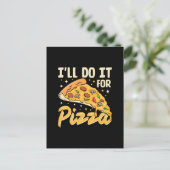 ピザのためならやってやる ポストカード (スタンド正面)