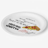 ピザのための個人的な交互復讐の紙ピザプレート! ペーパープレート (アングル)