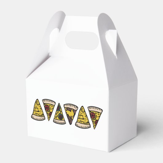 ピザのようなパーティーは一切ないパーティー フェイバーボックス (裏面サイド)