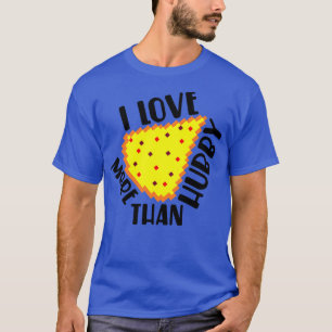 ピザのカップルの愛おもしろい Tシャツ