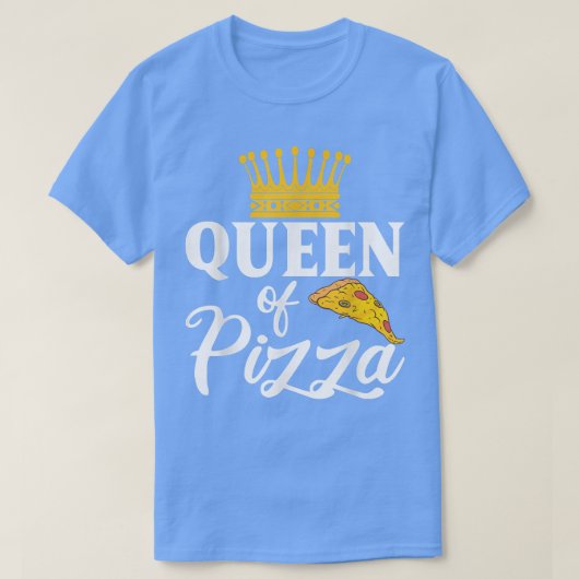 ピザのクイーンズスナックピザのピザ26874878 Tシャツ (デザイン正面)