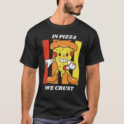 ピザのクラストTシャツ Tシャツ (正面)