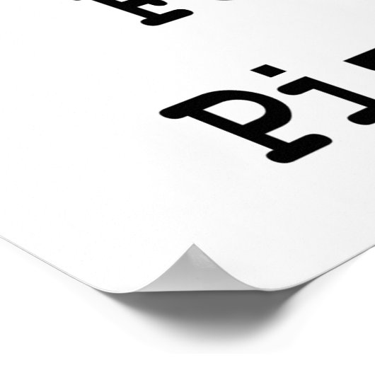 ピザのコード ポスター (角)