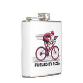 ピザのサイクリストに燃料を供給される フラスク (右)