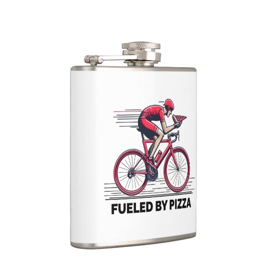 ピザのサイクリストに燃料を供給される フラスク (右)
