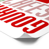 ピザのチャット ポスター (角)