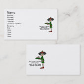 ピザのデリバリーユーモア 名刺 (正面/裏面)