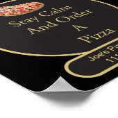 ピザのビジネスポスター ポスター (角)